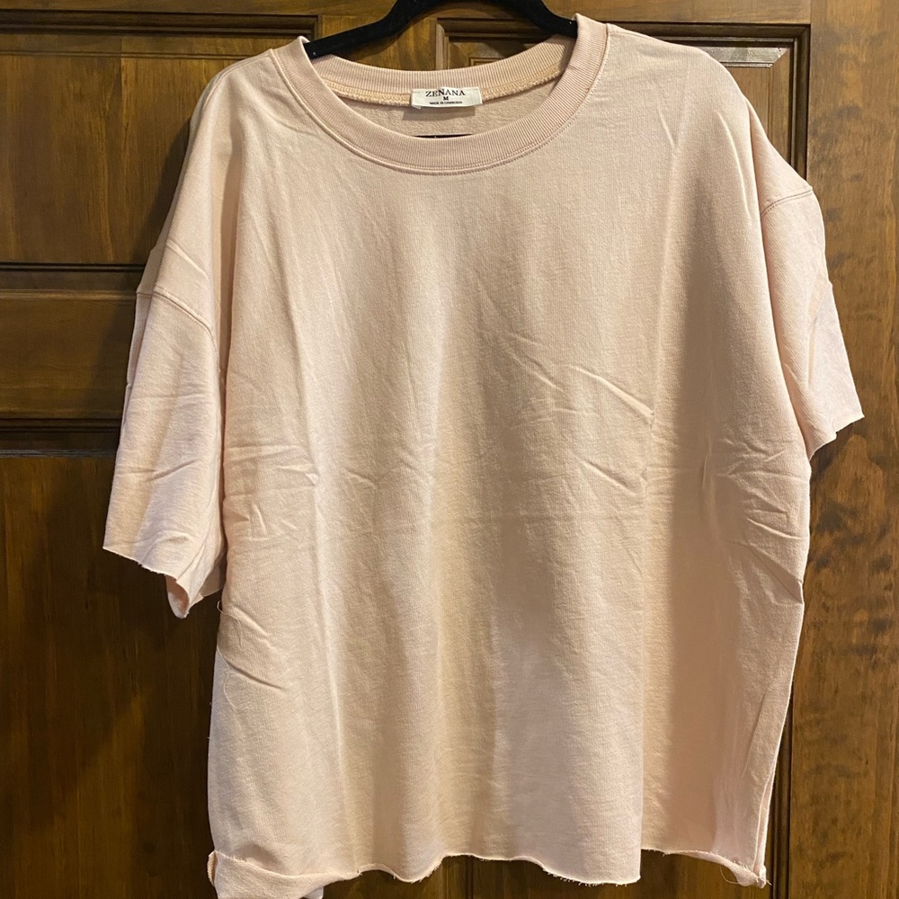 Zenana Terry Cloth Tee